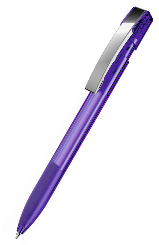 UMA Kugelschreiber SKY grip tranparent M 0-0126 Rot-Violett