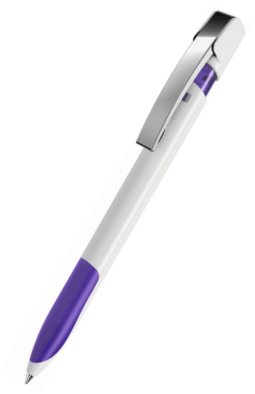 UMA Kugelschreiber SKY grip M 0-0126 Weiß-Violett