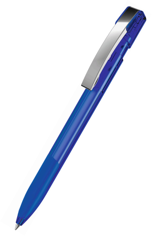 UMA Kugelschreiber SKY grip tranparent M 0-0126 Blau