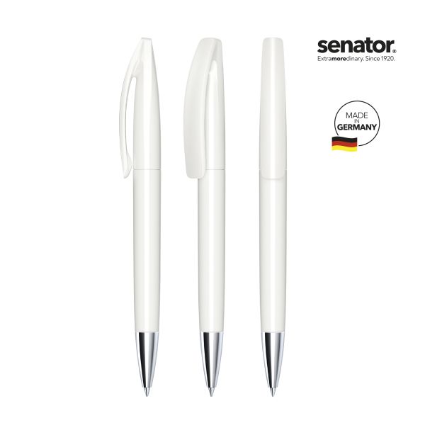 SENATOR Kugelschreiber BRIDGE Polished MT 3252 Weiß