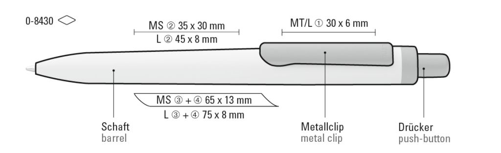 UMA Kugelschreiber ORION 0-8430 schwarz