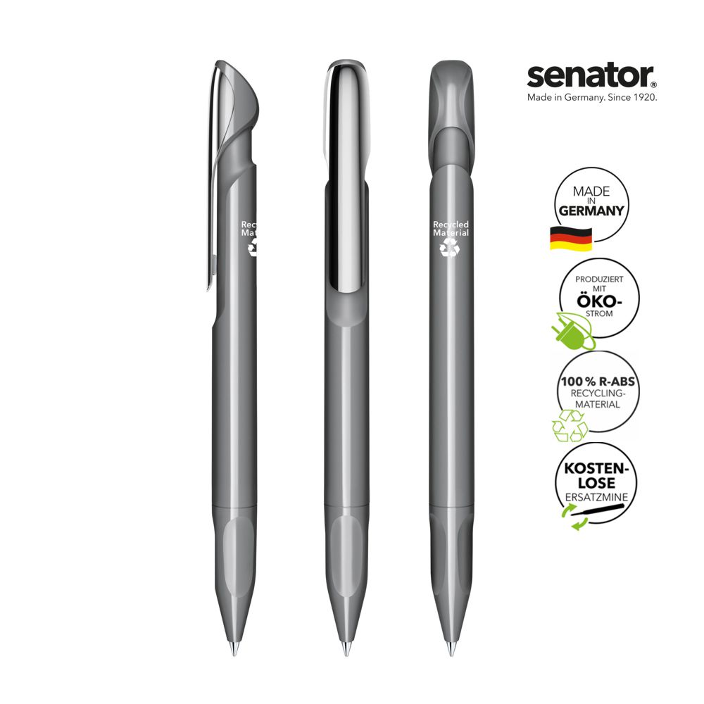 SENATOR Kugelschreiber EVOXX POLISHED RECYCLED MC 3277 - Cool-Gray