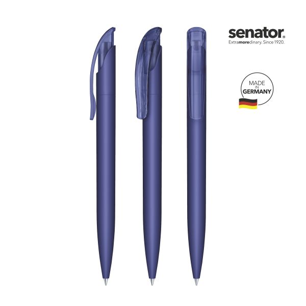 SENATOR Kugelschreiber CHALLENGER Softtouch 2737 Pantone 2757 Blau