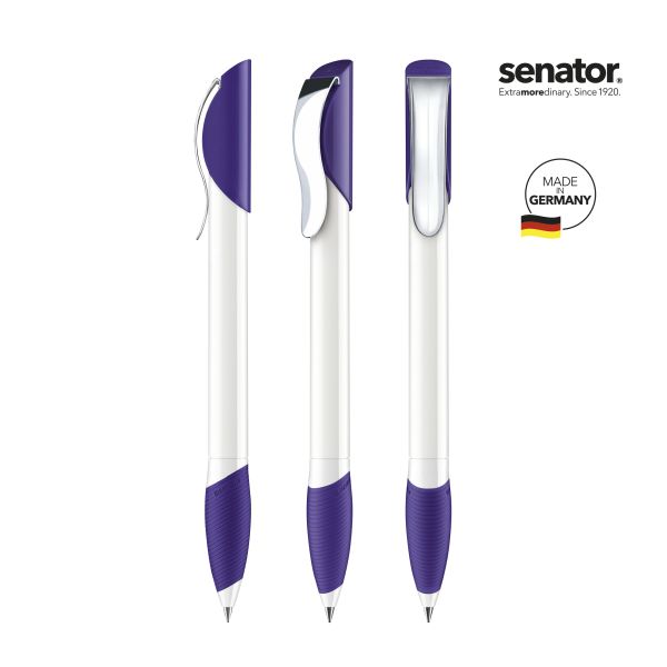 SENATOR Kugelschreiber HATTRIX Polished Basic SG MC 3201 Pantone 267 Violett