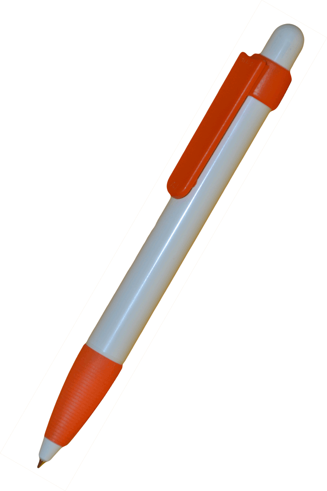 RITTER-PEN Kugelschreiber Soft Booster 02773- weiß-orange