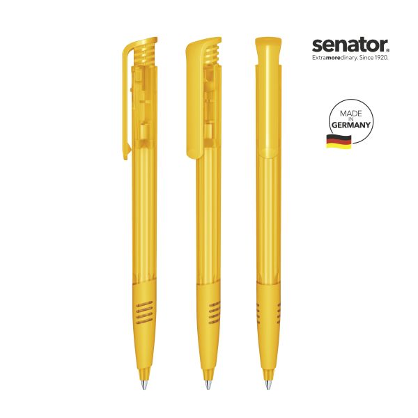 SENATOR Kugelschreiber SUPER HIT Clear SG 2234 Pantone 7408 Gelb