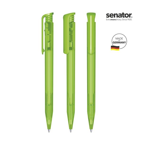 SENATOR Kugelschreiber SUPER HIT Clear 2756 Pantone 376 Grün