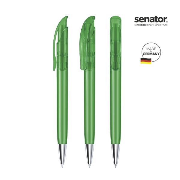 SENATOR Kugelschreiber CHALLENGER Clear MT 2925 Pantone 347 Grün