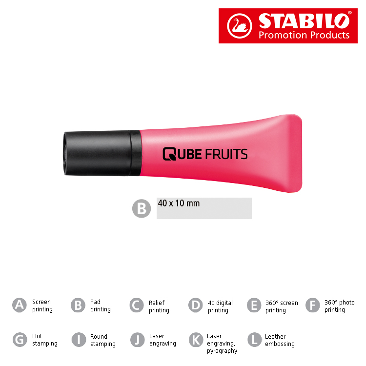 STABILO NEON Textmarker Gelb