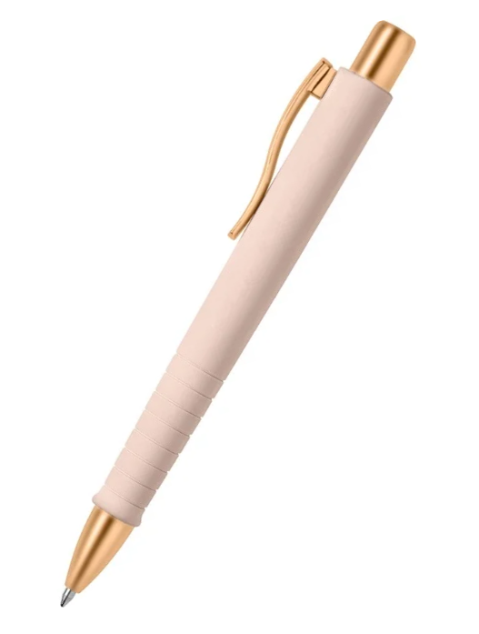 FABER-CASTELL Kugelschreiber Poly Ball Urban Pale Rose inkl. Lasergravur auf dem Clip