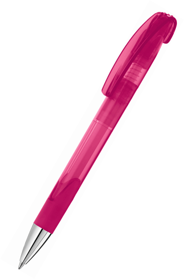 UMA Kugelschreiber LOOK grip transparent SI 0-0122 Magenta