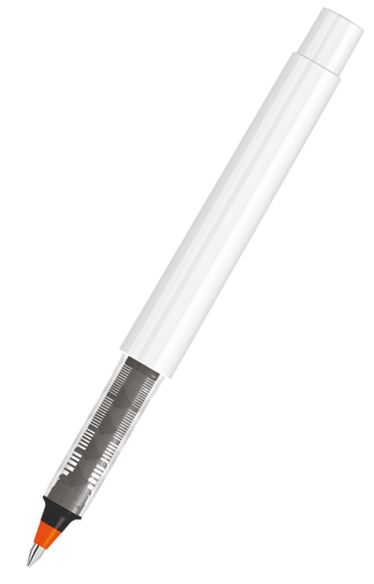 UMA Rollerball RECYCLED PET PEN PRO R weiß 0-2252 Orange