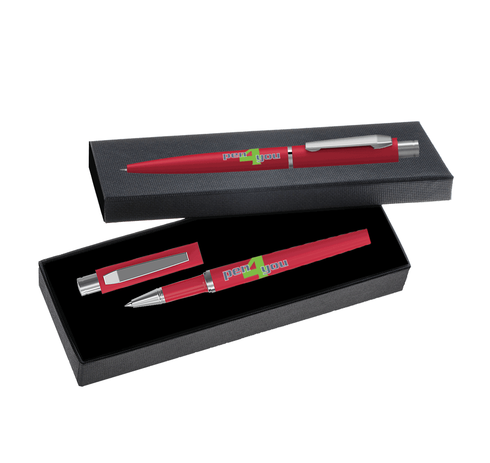 Klio-Eterna Schreibgeräteset Snooker softtouch 60294-96 Rot HST