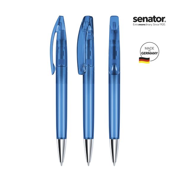 SENATOR Kugelschreiber BRIDGE Clear MT Pantone 2935 Hellblau