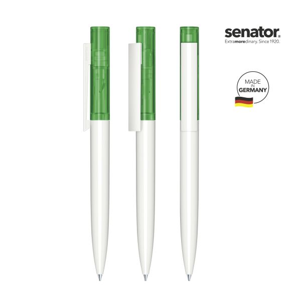 SENATOR Kugelschreiber HEADLINER Clear Basic 3281 Dunkelgrün Pantone 347