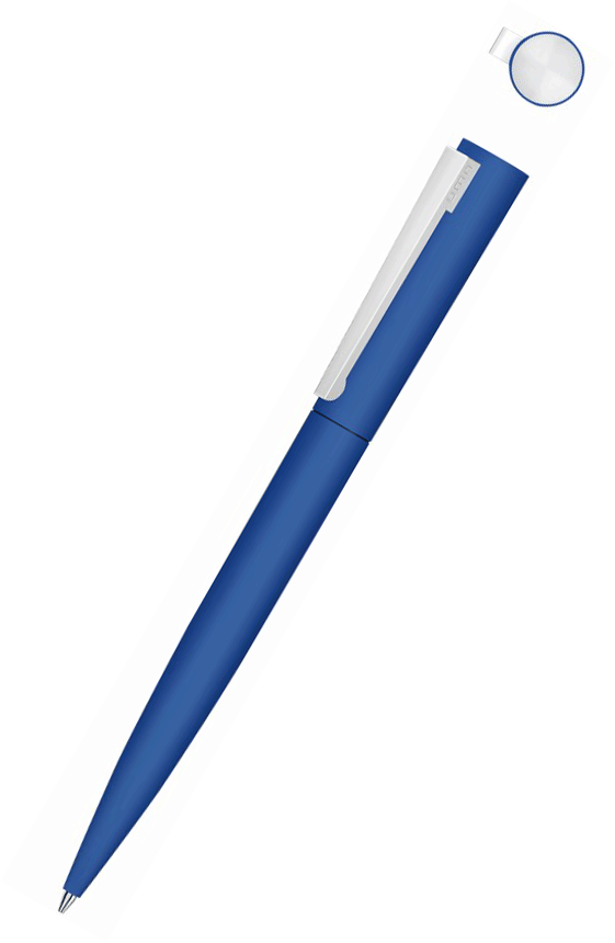 UMA Kugelschreiber BRUSH GUM 0-9610 Mittelblau