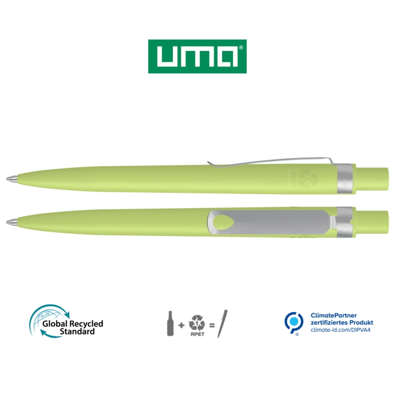 UMA Kugelschreiber RECYCLED PET PEN CORE F 0-2350 hellgrün