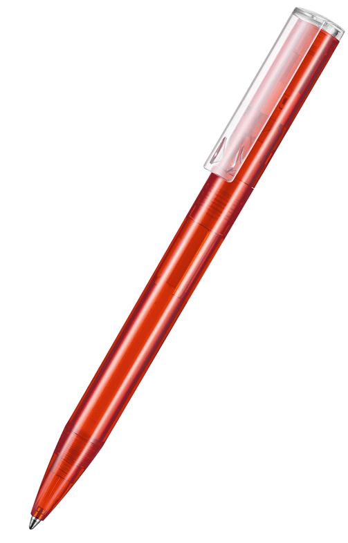 Ritter Pen Kugelschreiber Lift Transparent P 13810 Feuer-Rot 3609