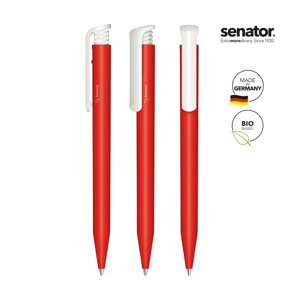 SENATOR Bio Kugelschreiber SUPER HIT 3300 matt Rot Pantone 186
