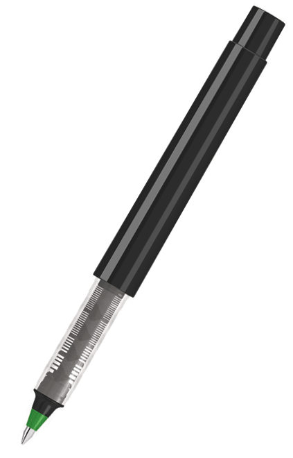 UMA Rollerball RECYCLED PET PEN PRO R schwarz 0-2252 Mittelgrün
