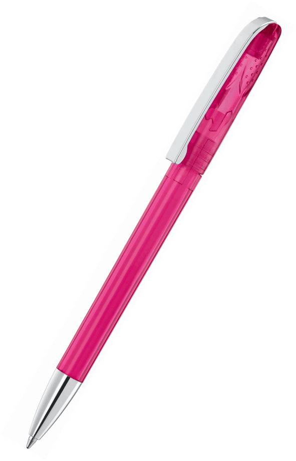 UMA Kugelschreiber PUR transparent SI 0-0146 Magenta