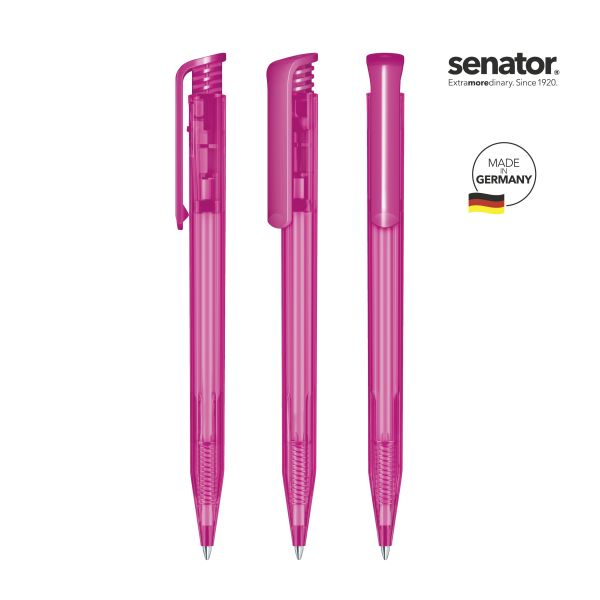 SENATOR Kugelschreiber SUPER HIT Clear 2756 Rhodamine Red