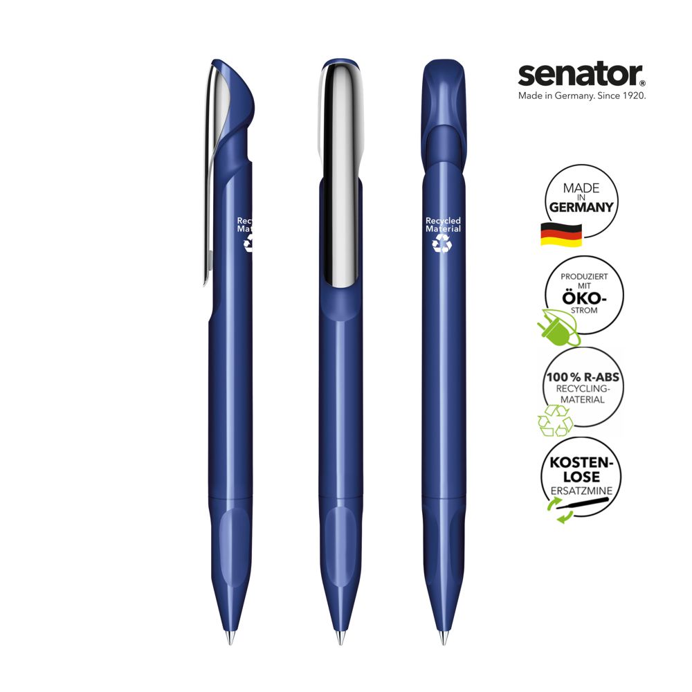 SENATOR Kugelschreiber EVOXX POLISHED RECYCLED MC 3277 - Blau