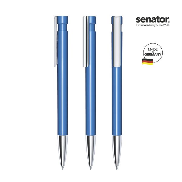 2917_Liberty_polished_MTT_MC_2935_5_P_SENATOR_Kugelschreiber SENATOR Kugelschreiber LIBERTY Polished MTT MC 2917 Pantone 2935 Blau